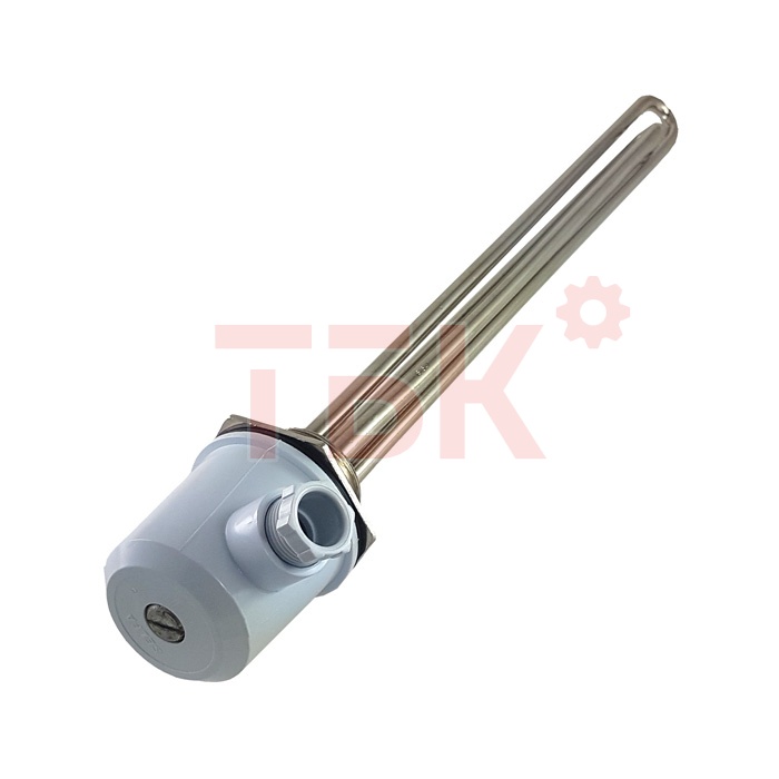 Блок ТЭН   4000 Вт 2х2000 Вт 230 В L=380 мм G 1 1/4" Ø41 мм (с крышкой) фото