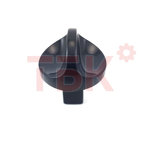 Ручка регулятора плиты черная длинная фото