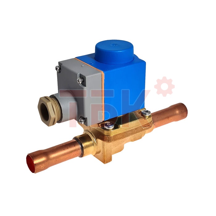 Вентиль соленоидный EVR15 (5/8") пайка, тип 032F1228 с катушкой фото