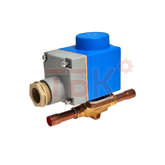 Вентиль соленоидный EVR3 (3/8") пайка, тип 032F1204 с катушкой фото