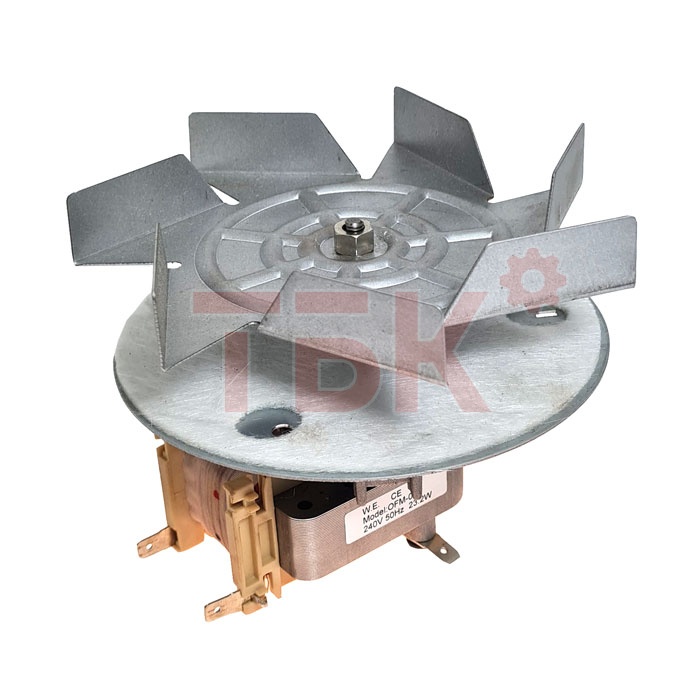Мотор теплообмена духовки 38 Вт шток 45 мм BOSCH 00651461, 0651461, 642214, 651461, 641943 фото