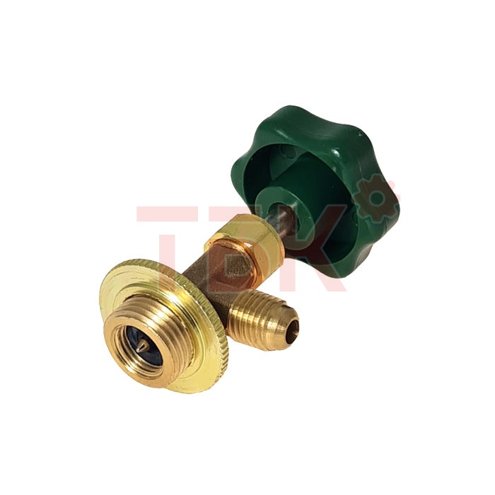 Вентиль проколка FC-338 с внутренней резьбой 7/16"-27 UNF под ниппель фото