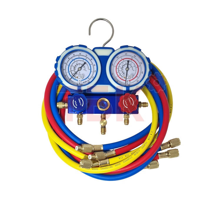 Манометрическая станция FC-R136G-B, R22.R134.R404.R407, 90 см, 600-3000psi  фото