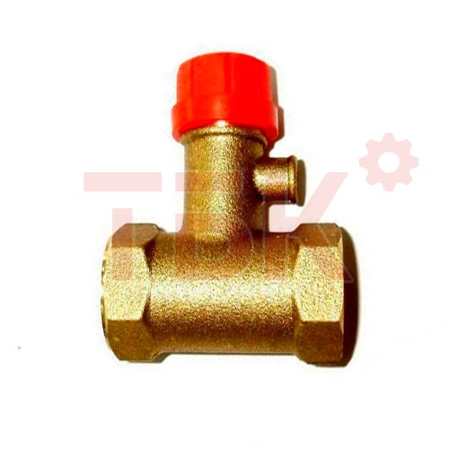 Клапан предохранительный 1/2"х1/2" ZB-4 6 бар (0.6 МПа)  с заглушкой фото