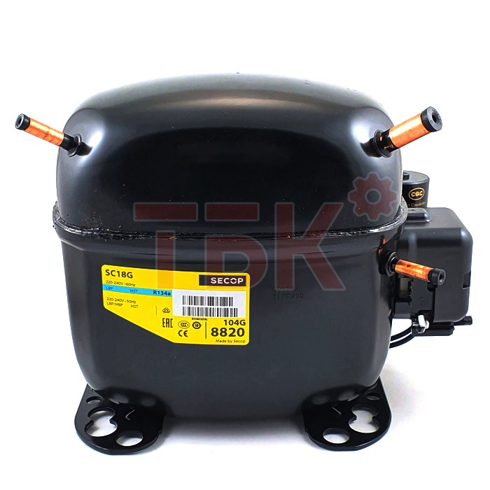 Компрессор  R134  392 Вт -23,3°C  (17.69 см куб)  SC18G   SECOP фото