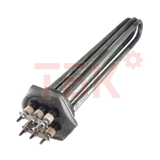 Блок ТЭН 12000 Вт 3х4000 Вт 220/380 В L=580 мм G 2 1/2" 74 мм Блок ТЭН 12000 Вт 3х4000 Вт 220/380 В L=580 мм G 2 1/2" 74 мм фото