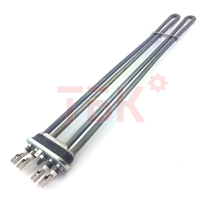 ТЭН прачечной машины 6000 Вт 2х3000 Вт 230 В L-450 мм THERMOWATT 815849, HTR014UN фото