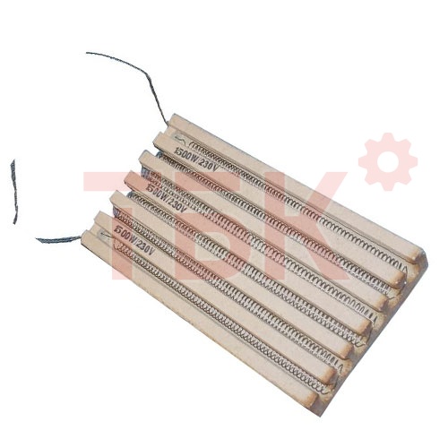 Нагреватель керамический 1200 Вт 230 В 245x135мм 6 каналов фото