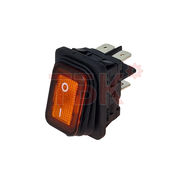 Переключатель влагостойкий оранжевый для КПЭМ 120000060542 Переключатель влагостойкий оранжевый для КПЭМ 120000060542 фото