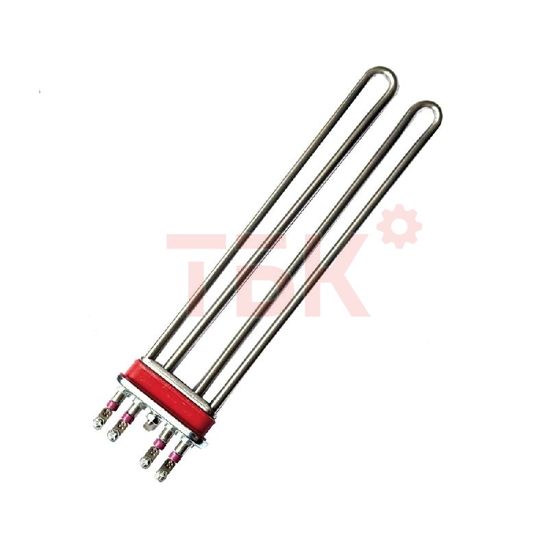 Нагревательный элементт для промышленой стиральной машины 4000 Вт 2х2000 Вт 230 В L-300 мм фото