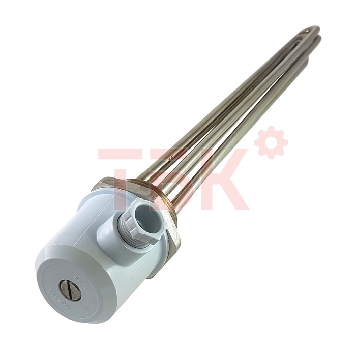 Блок ТЭН   6000 Вт 3x2000 Вт 230 В L=380 мм G 1 1/2" Ø48 мм (с крышкой) фото