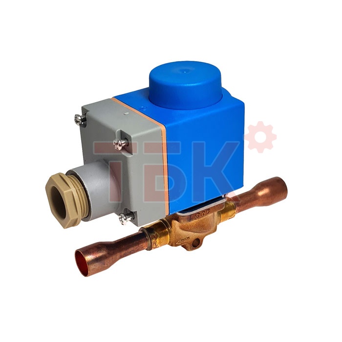 Вентиль соленоидный EVR6 (1/2") пайка , тип 032F1209 с катушуой фото