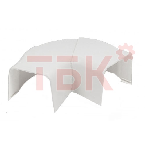 Изгиб регулируемый плоский 65 °-130 ° для канала 80x60 мм фото