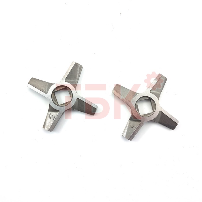 Нож NR 5 мясорубки двухсторонний под решетку 54мм вн.кв. 9мм фото