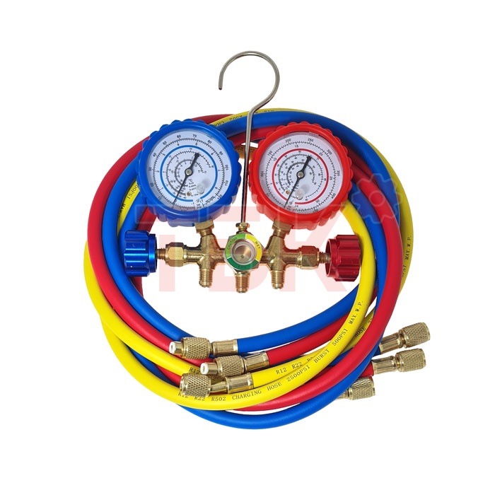 Манометрическая станция FC-636G-B, R22.R134.R404.R407, 90 см, 600-3000psi  фото